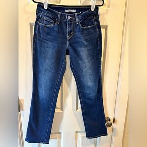 Levi 505 Straight Jeans Size 2S 26L x 30”W Very Good Condition